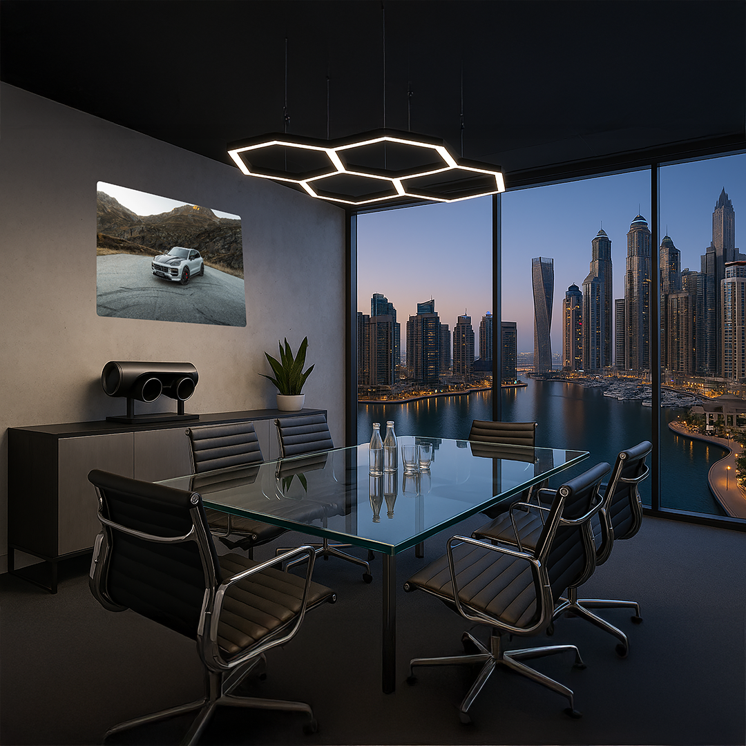 TECHART High Quality Wallprint 100×70 cm Cayenne Aero Front