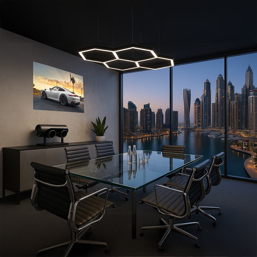 TECHART High Quality Wallprint 100×70 cm GT3 Touring Carbon