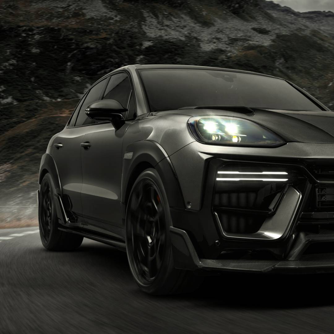 TECHART Carbon Außenspiegel Zierblenden für E3 Cayenne