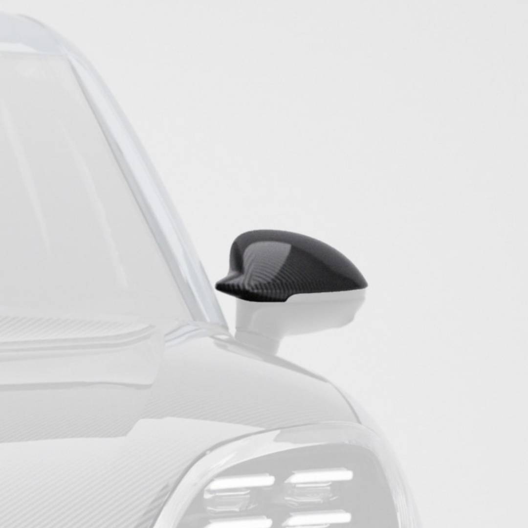 TECHART Carbon Außenspiegel Zierblenden für E3 Cayenne