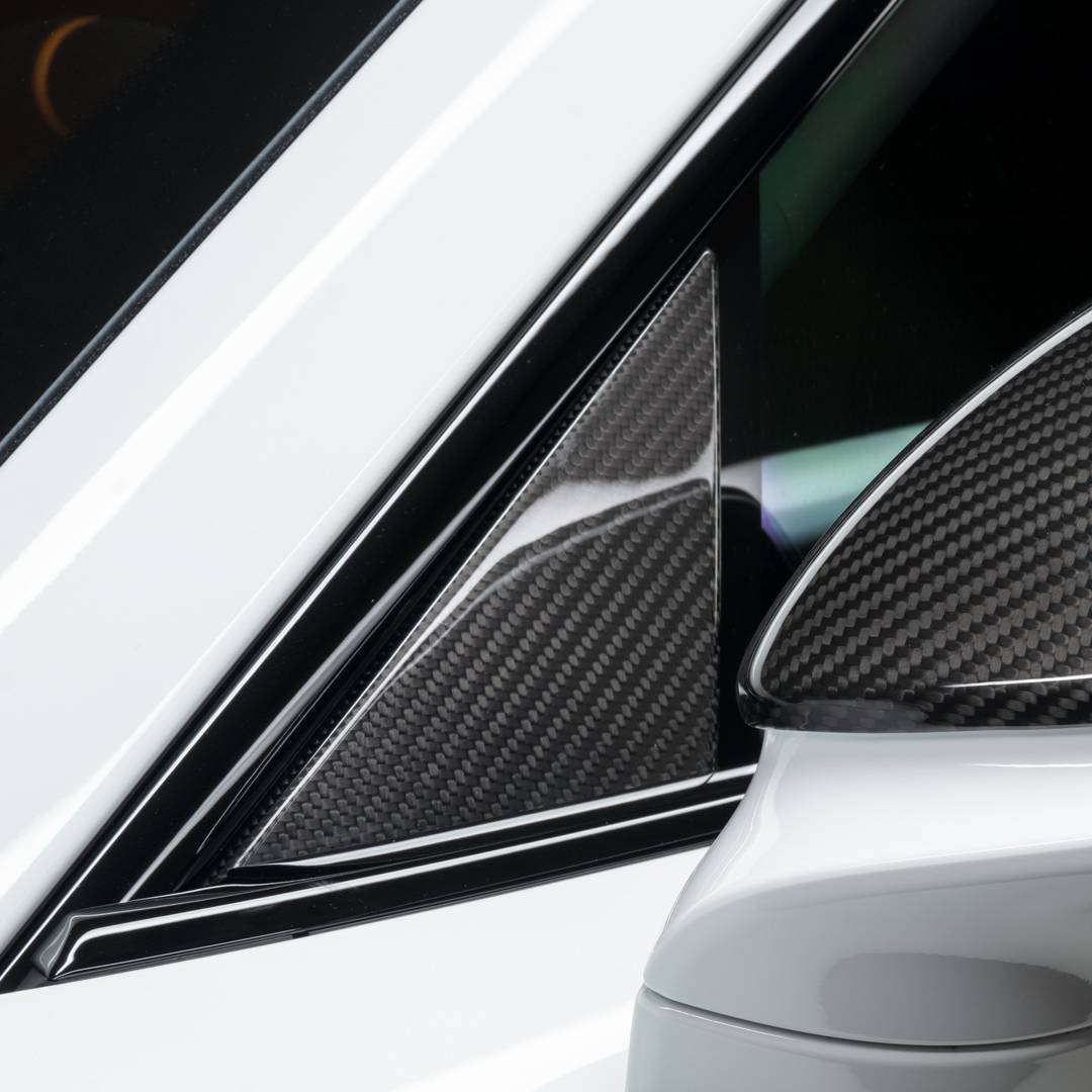 TECHART Carbon Fensterdreiecke für 9J1 Taycan