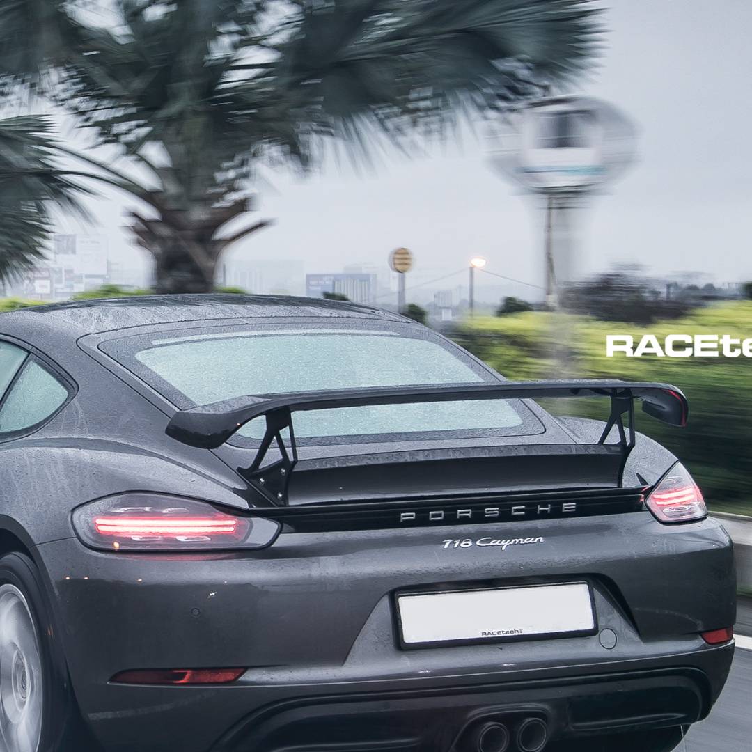 TECHART Rear Spoiler II for 718 Cayman