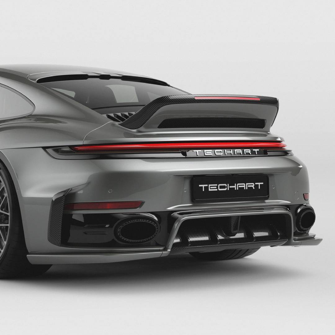 TECHART Heckdiffusor für 992.2 Turbo S