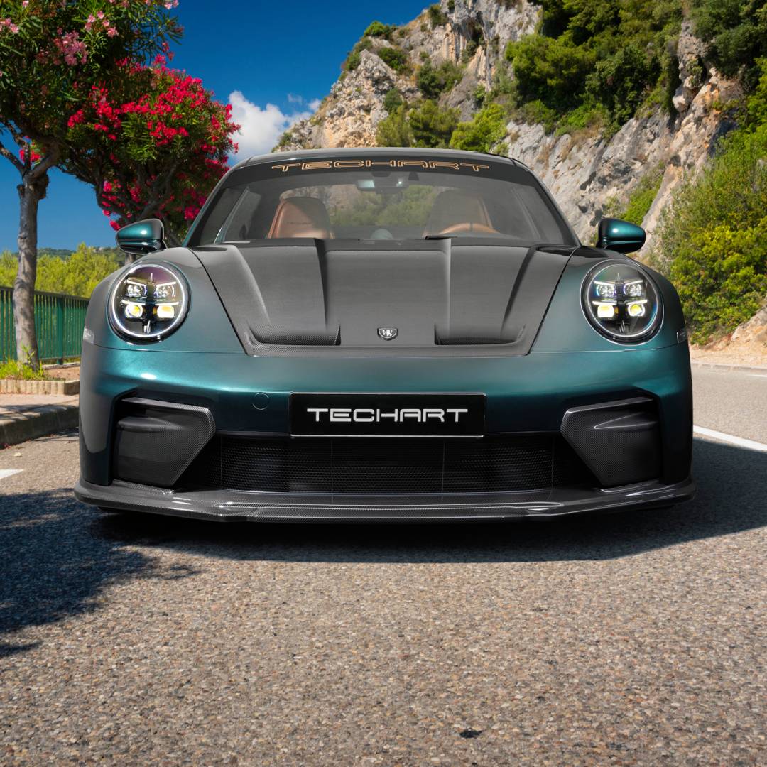 TECHART Carbon Lufteinlassblenden Front für 992.2 GT3