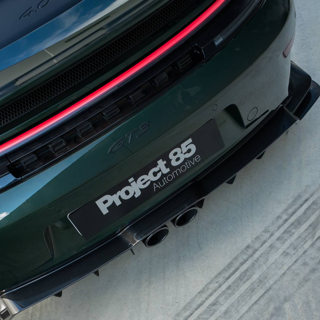 TECHART Carbon Heckschürzenverkleidung für 992.2 GT3