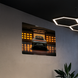 TECHART High Quality Wallprint 100×70 cm GT3 Touring Carbon Grau