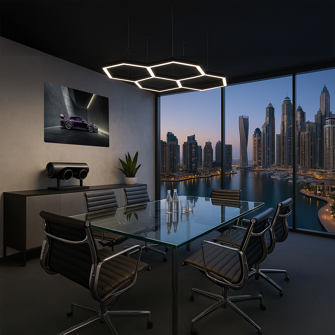 TECHART High Quality Wallprint 100×70 cm GT Street R Flyweight Purple/Carbon