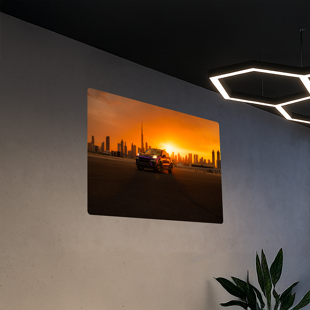 TECHART High Quality Wallprint 100×70 cm MAGNUM Sunset Front