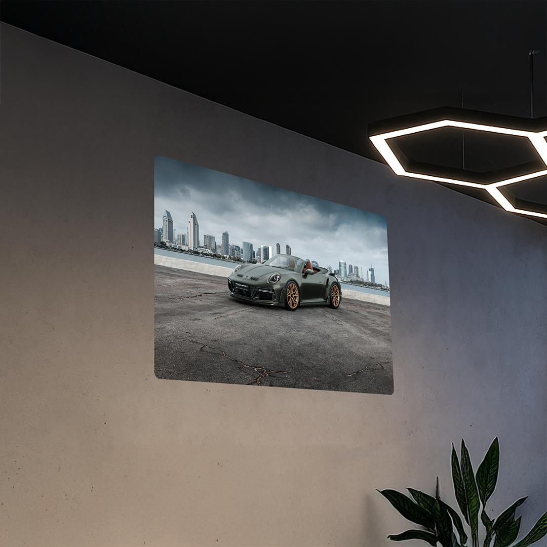 TECHART High Quality Wallprint 100×70 cm GTsport Cabrio Seite