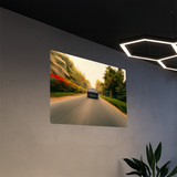 TECHART High Quality Wallprint 100×70 cm MAGNUM Front Driving