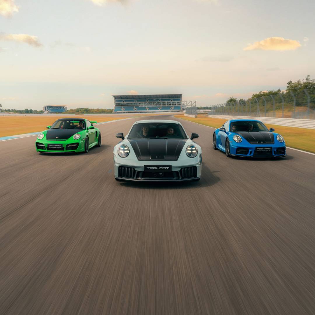 TECHART High Quality Wallprint 100×70 cm TECHART Race Front