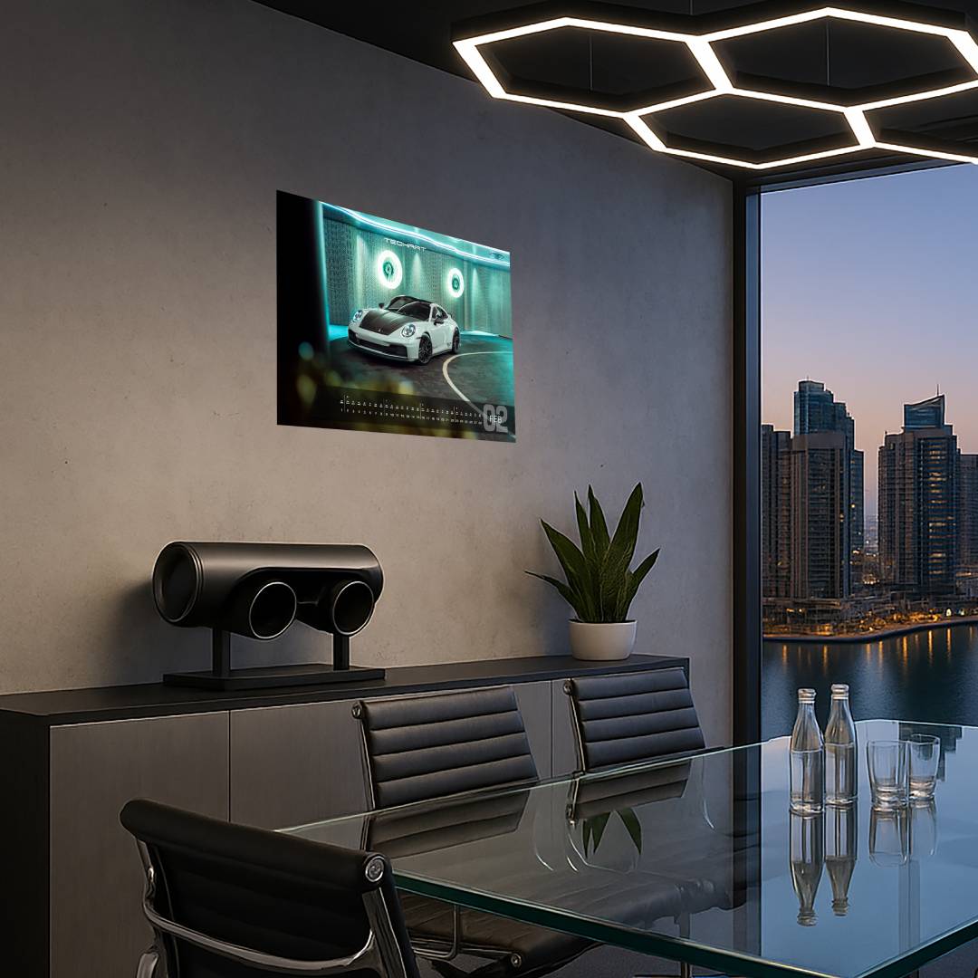 TECHART Wandkalender 2026 DAYS BEYOND THE ORDINARY.