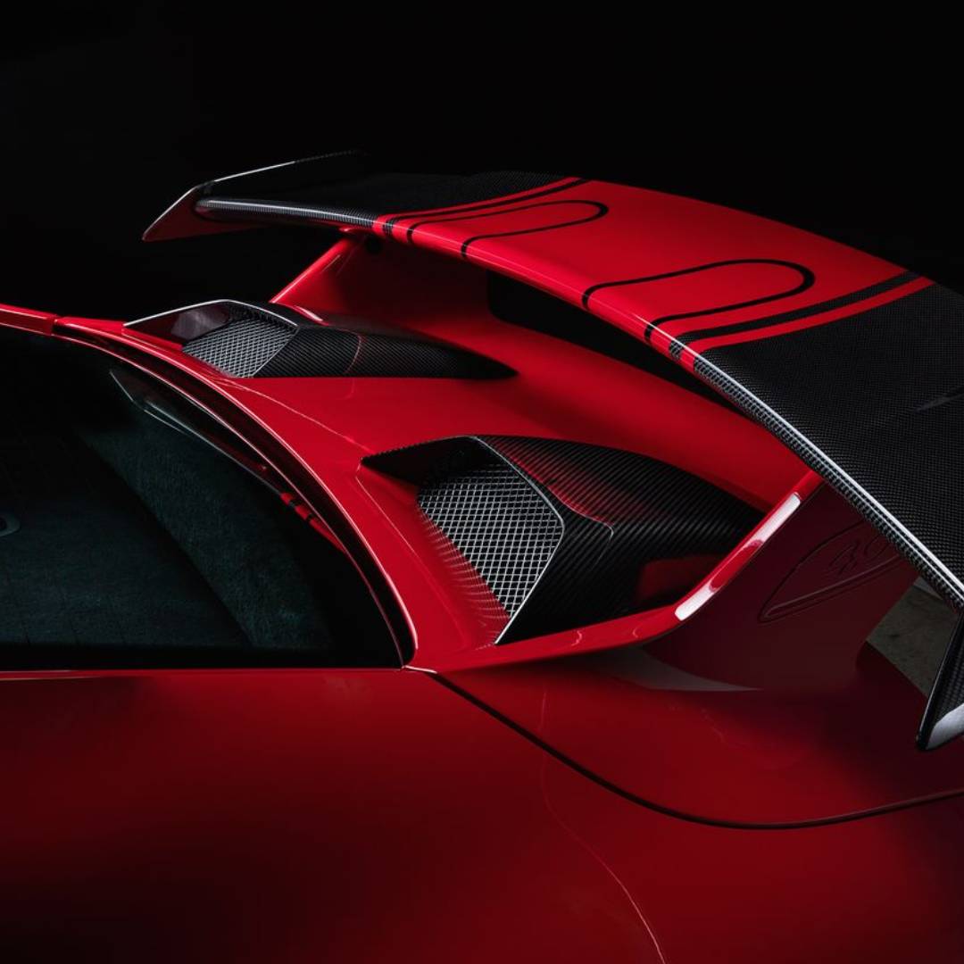 TECHART Carbon-Lufthutze glänzend für GT3 ab MJ2017