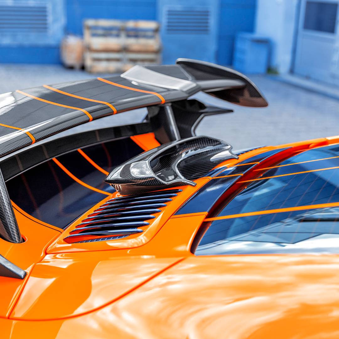 TECHART Carbon-Ansauglufthutze in glänzend für 991 GTstreet / GTsport