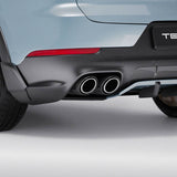 TECHART Endrohr Kit Titan mit Carbon Zierblende (E3)