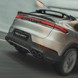 TECHART Endrohr Kit Titan mit Carbon Zierblende (E3)