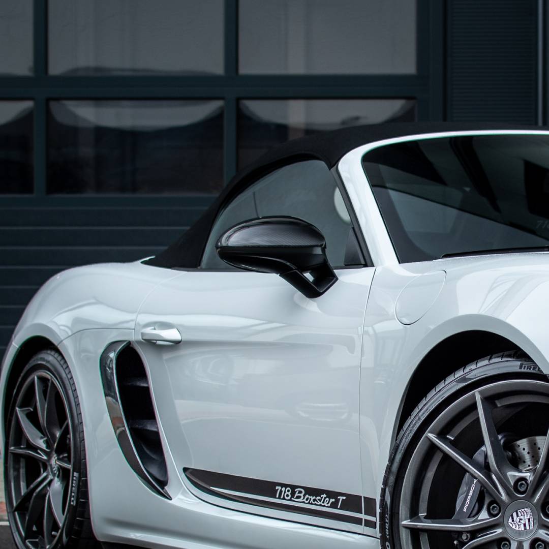 TECHART Carbon Zierblenden für Außenspiegel für 718 Boxster / Cayman