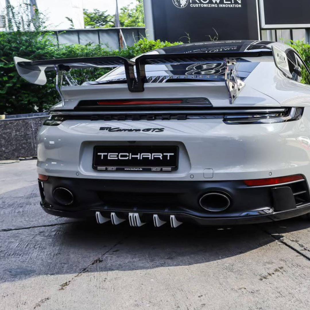 TECHART Diffusoraufsatz für Heckschürze für 992.1 Carrera