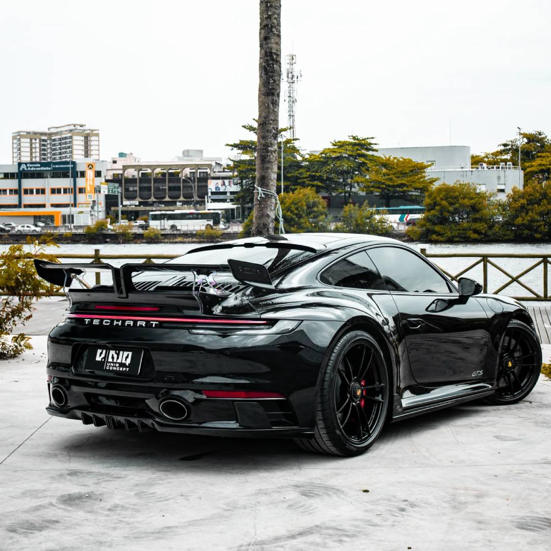 TECHART Diffusoraufsatz für Heckschürze für 992.1 Carrera