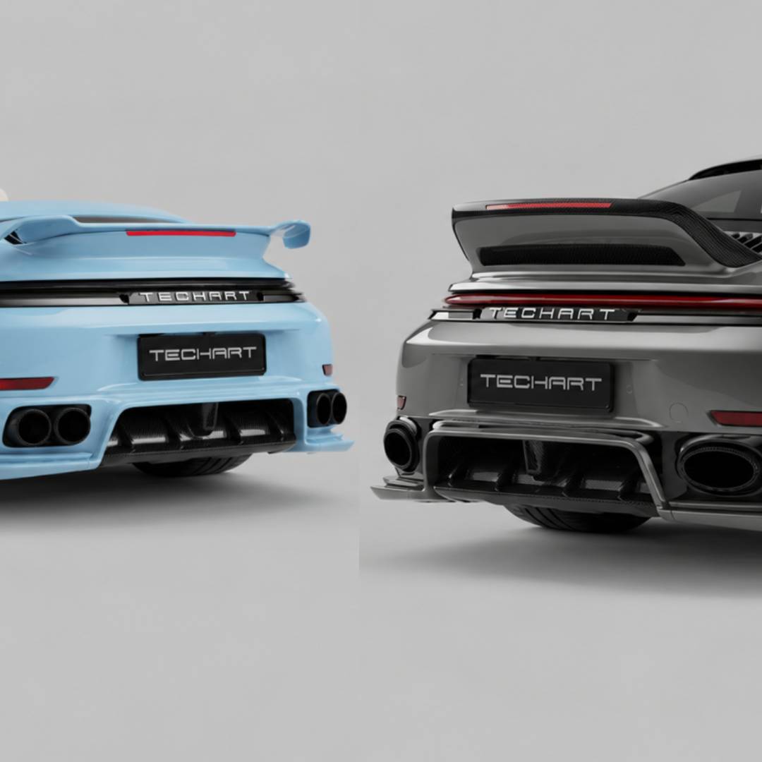 TECHART Klappen-Abgasanlage für 992.2 Turbo S