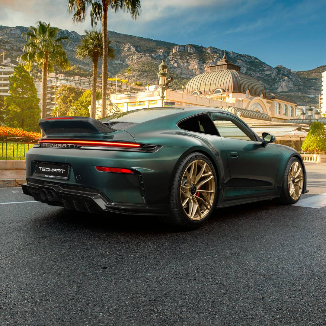 TECHART High Quality Wallprint 100×70 cm 992.2 GT3 Touring Monaco