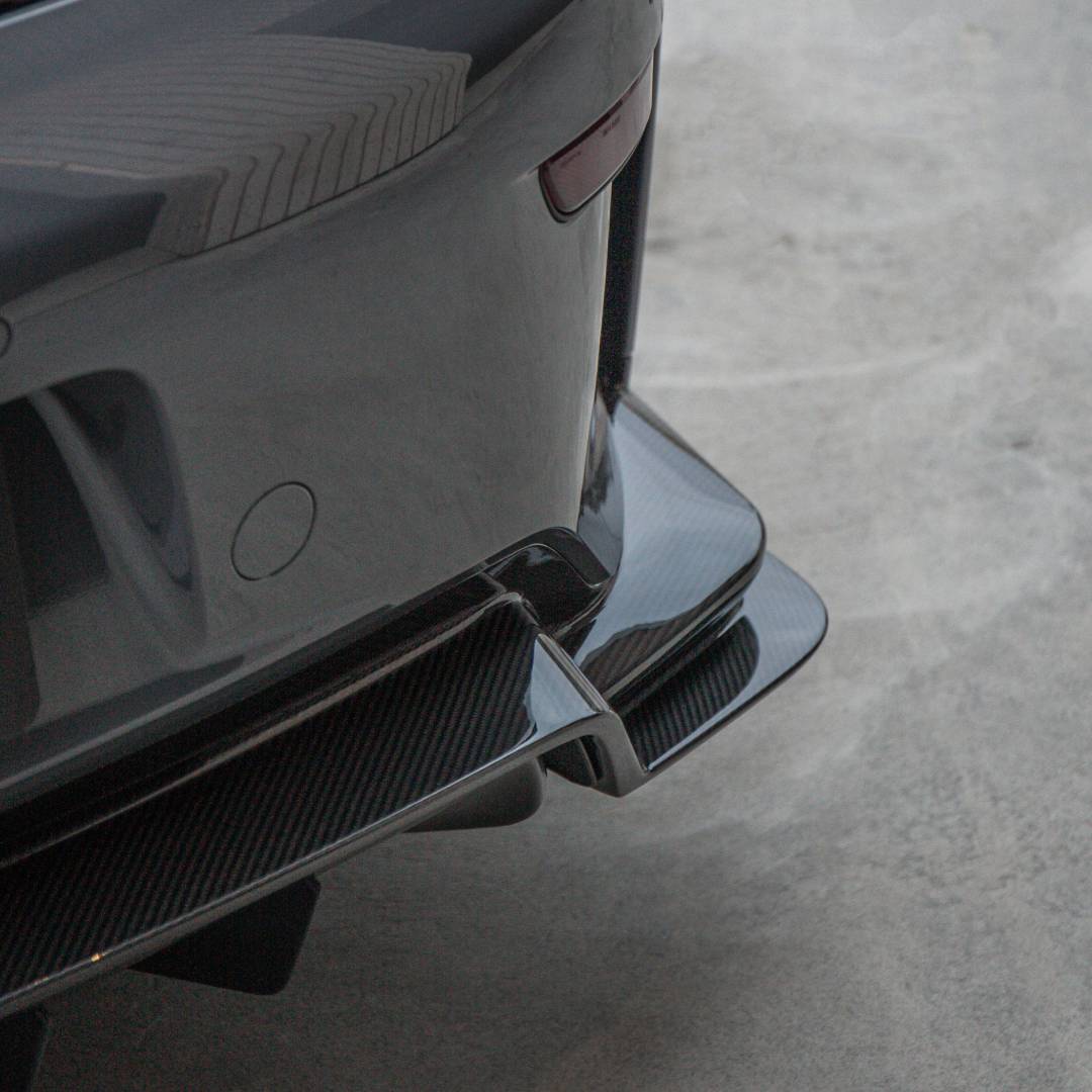 TECHART Carbon Heckschürzenverkleidung für 992.2 GT3