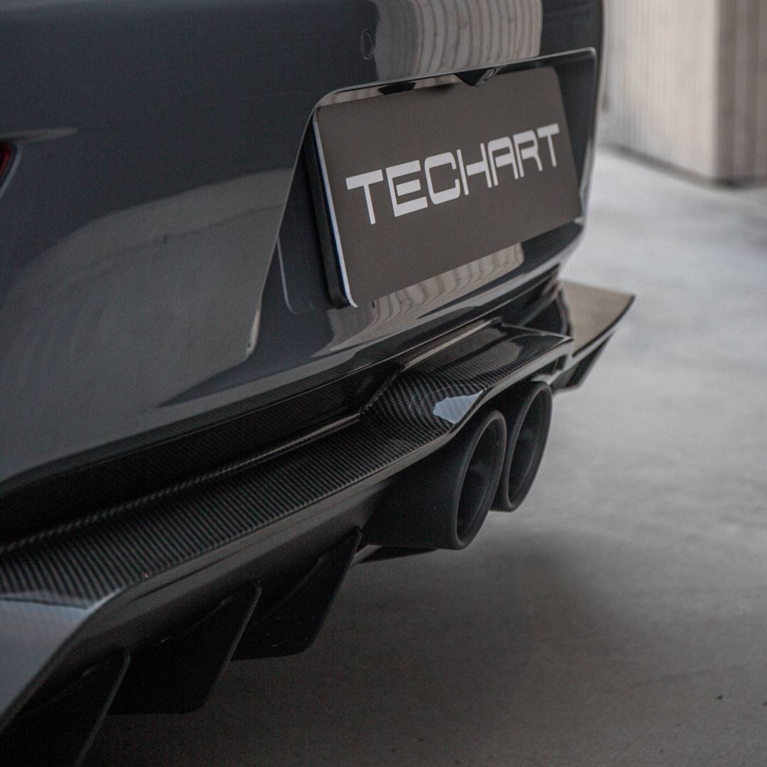 TECHART Carbon Heckschürzenverkleidung für 992.2 GT3