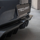 TECHART Carbon Heckschürzenverkleidung für 992.2 GT3